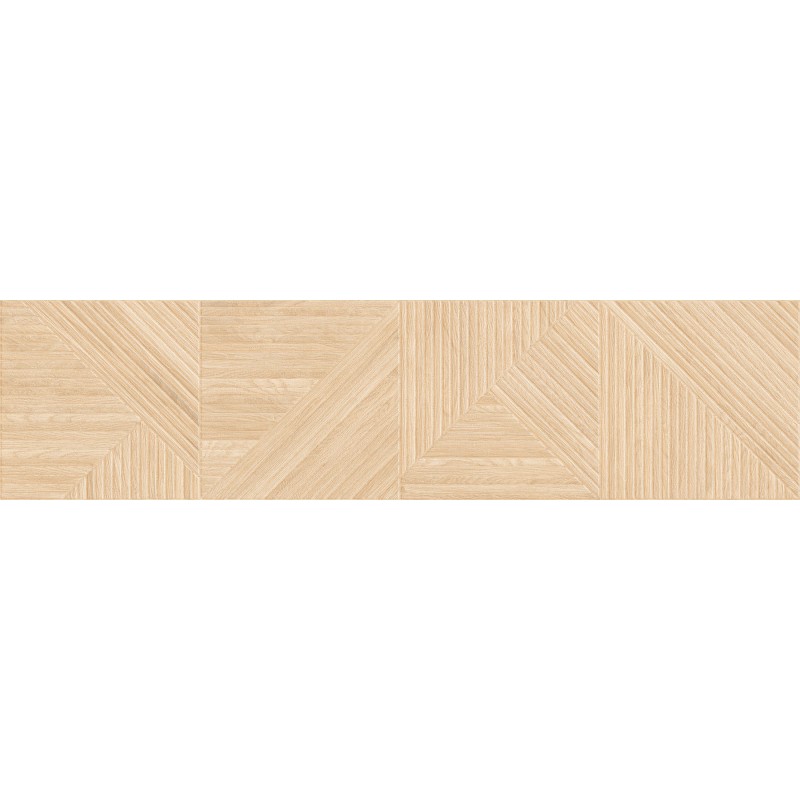 Mexen Ideal  Honey grès émaillé rectifié G1, carreau mural imitant le bois 120 x 30 cm, mat - TL701-120-030-52