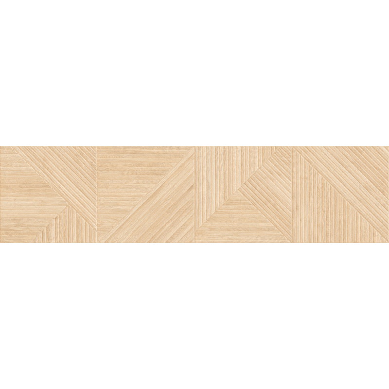 Mexen Ideal  Honey grès émaillé rectifié G1, carreau mural aspect bois 120 x 30 cm, mat - TL701-120-030-52