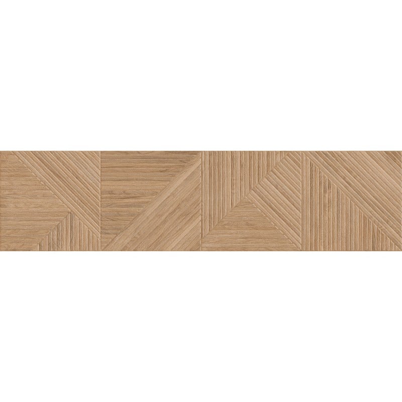 Mexen Ideal  Grès naturel émaillé rectifié G1, carreau mural aspect bois 120 x 30 cm, mat - TL701-120-030-53