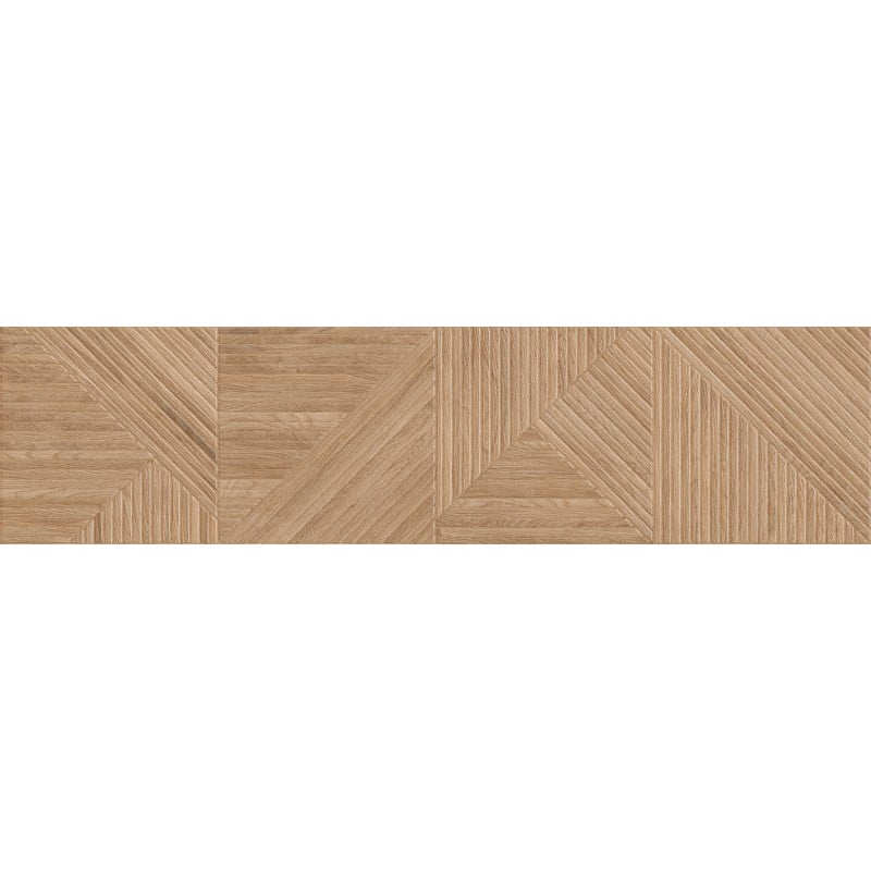 Mexen Ideal  Grès naturel émaillé rectifié G1, carreau mural aspect bois 120 x 30 cm, mat - TL701-120-030-53