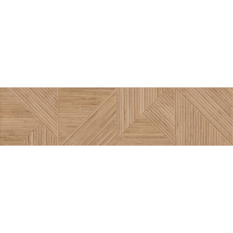 Mexen Ideal  Grès naturel émaillé rectifié G1, carreau mural aspect bois 120 x 30 cm, mat - TL701-120-030-53