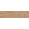 Mexen Ideal  Grès naturel émaillé rectifié G1, carreau mural aspect bois 120 x 30 cm, mat - TL701-120-030-53