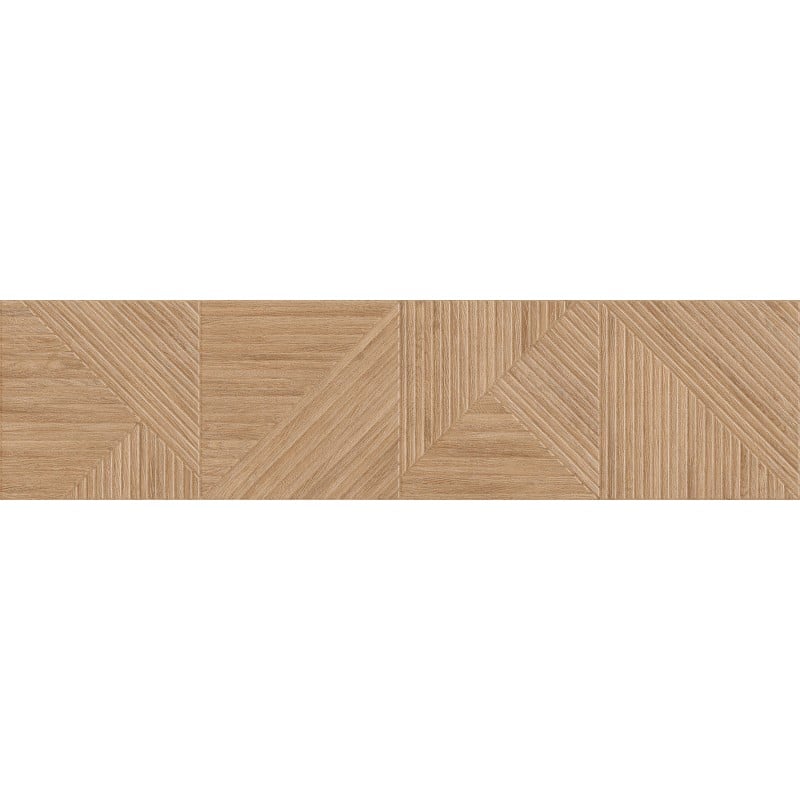 Mexen Ideal  Grès naturel émaillé rectifié G1, carreau mural aspect bois 120 x 30 cm, mat - TL701-120-030-53
