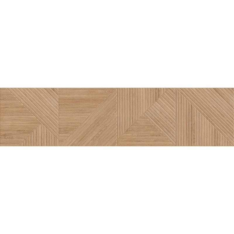 Mexen Ideal  Grès naturel émaillé rectifié G1, carreau mural aspect bois 120 x 30 cm, mat - TL701-120-030-53