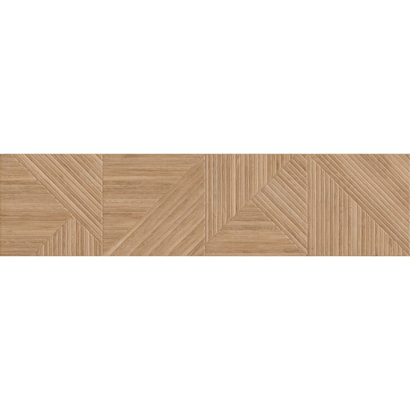 Mexen Ideal  Grès naturel émaillé rectifié G1, carreau mural aspect bois 120 x 30 cm, mat - TL701-120-030-53