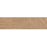 Mexen Ideal  Grès naturel émaillé rectifié G1, carreau mural aspect bois 120 x 30 cm, mat - TL701-120-030-53