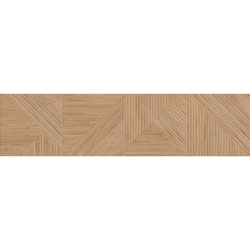 Mexen Ideal  Grès naturel émaillé rectifié G1, carreau mural aspect bois 120 x 30 cm, mat - TL701-120-030-53