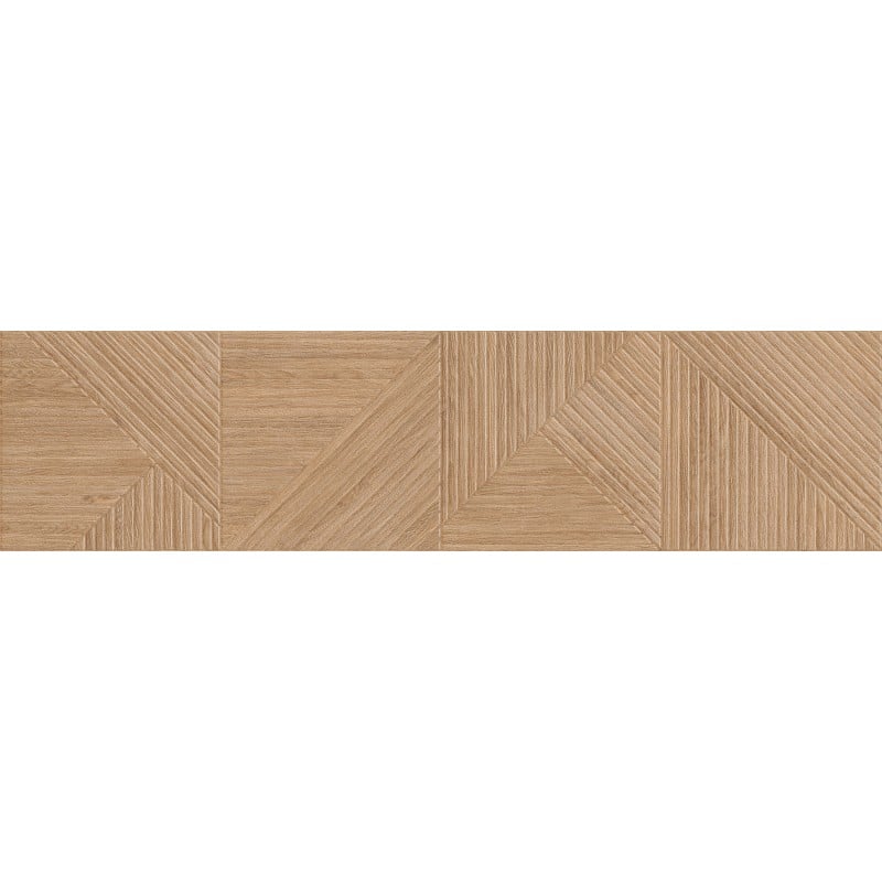 Mexen Ideal  Grès naturel émaillé rectifié G1, carreau mural aspect bois 120 x 30 cm, mat - TL701-120-030-53