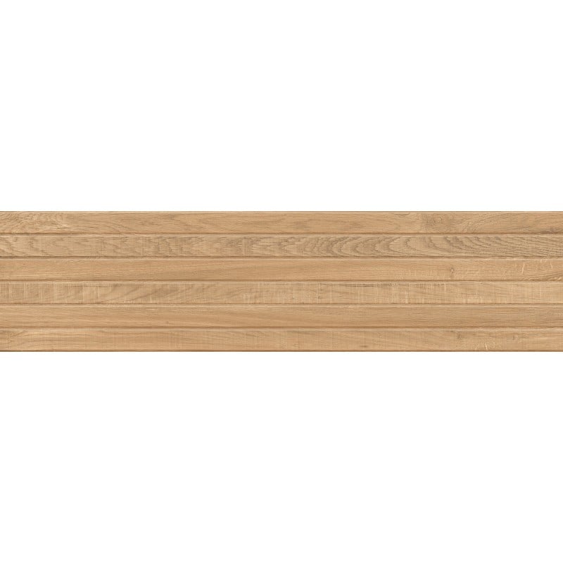 Mexen Western Wood Gres d'amande émaillé rect. G1, carreau mural aspect bois 120 x 30 cm, mat - TL702-120-030-50
