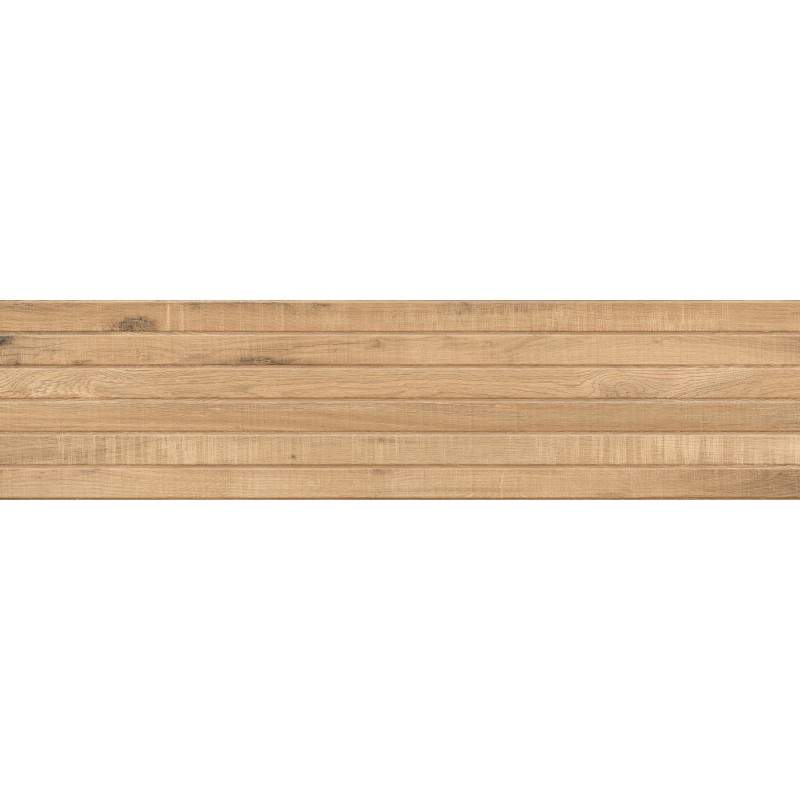 Mexen Western Wood Gres d'amande émaillé rect. G1, carreau mural aspect bois 120 x 30 cm, mat - TL702-120-030-50