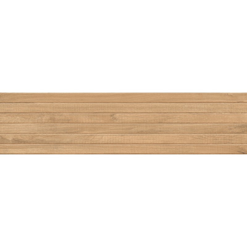 Mexen Western Wood Gres d'amande émaillé rect. G1, carreau mural aspect bois 120 x 30 cm, mat - TL702-120-030-50