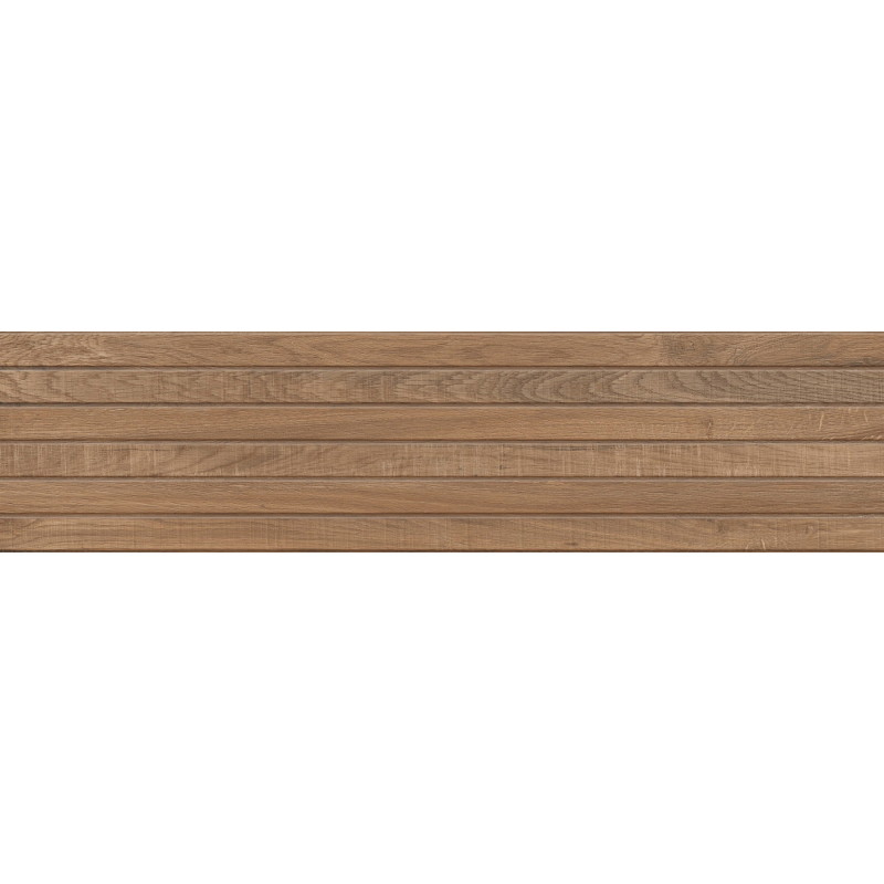Mexen Western Wood Bruno carrelage en grès cérame émaillé rectifié G1, carreau mural effet bois 120 x 30 cm, mat