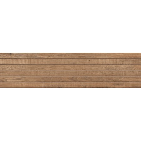 Mexen Western Wood Bruno carrelage en grès cérame émaillé rectifié G1, carreau mural effet bois 120 x 30 cm, mat