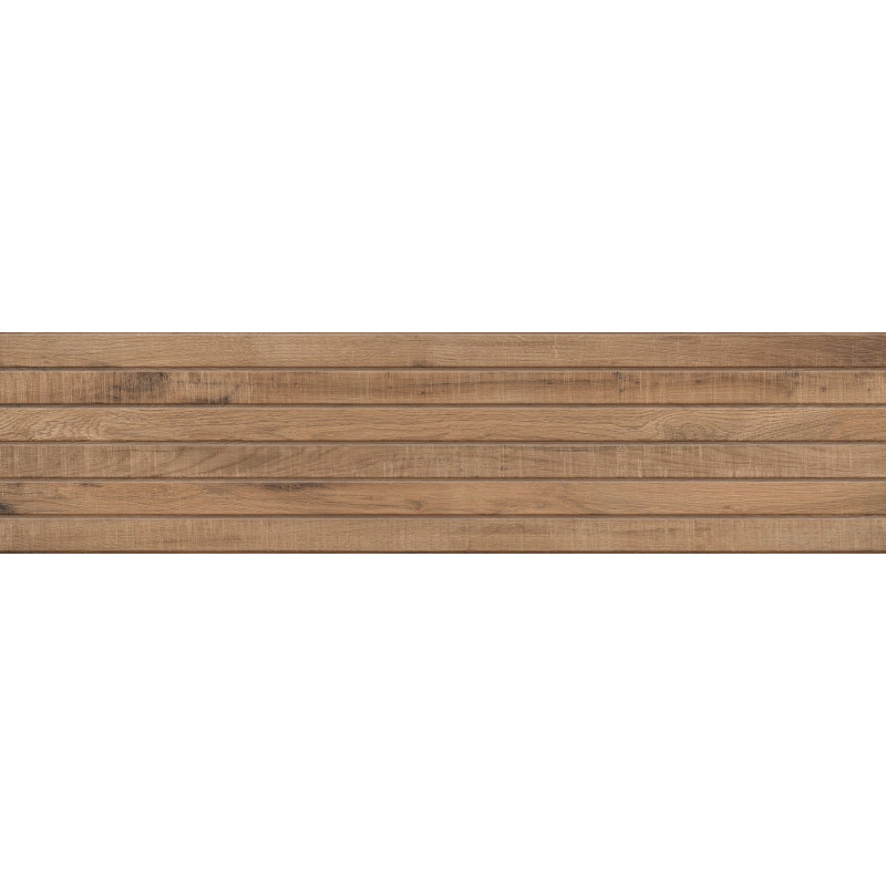 Mexen Western Wood Bruno carrelage en grès cérame émaillé rectifié G1, carreau mural effet bois 120 x 30 cm, mat
