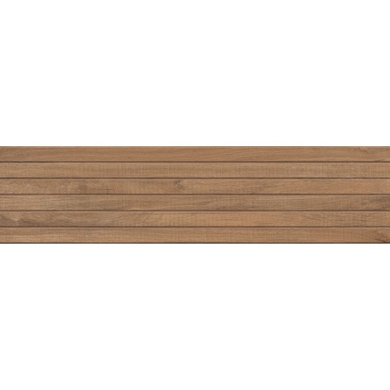 Mexen Western Wood Bruno carrelage en grès cérame émaillé rectifié G1, carreau mural effet bois 120 x 30 cm, mat