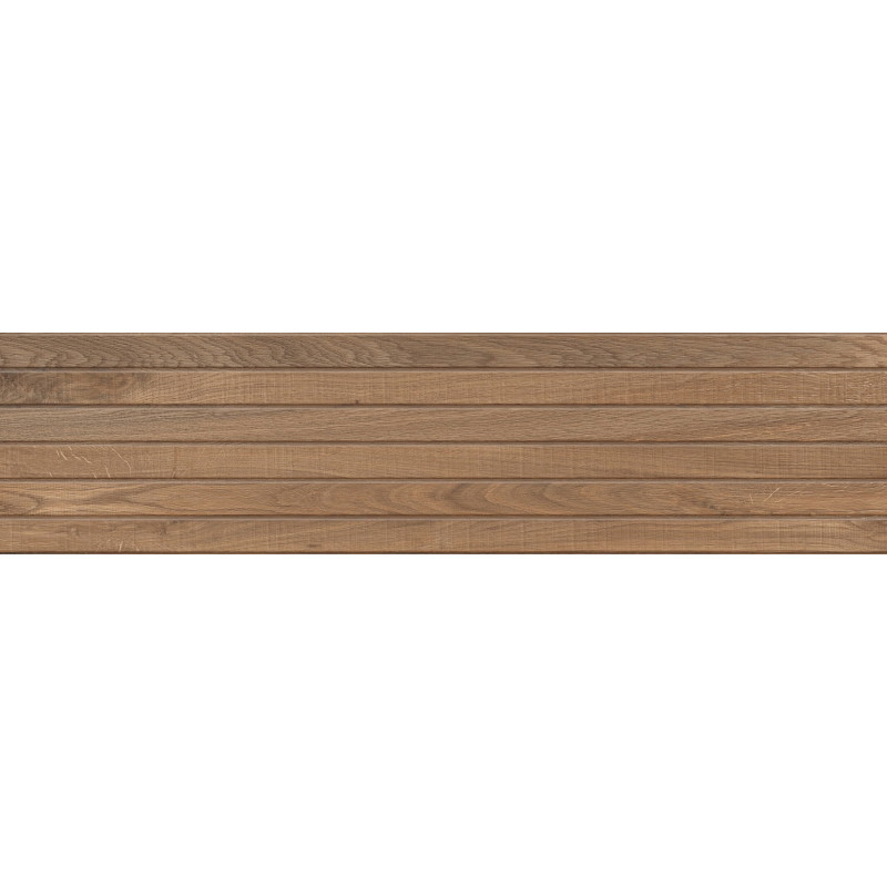 Mexen Western Wood Bruno carrelage en grès cérame émaillé rectifié G1, carreau mural effet bois 120 x 30 cm, mat