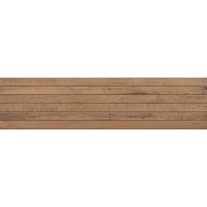 Mexen Western Wood Bruno carrelage en grès cérame émaillé rectifié G1, carreau mural effet bois 120 x 30 cm, mat