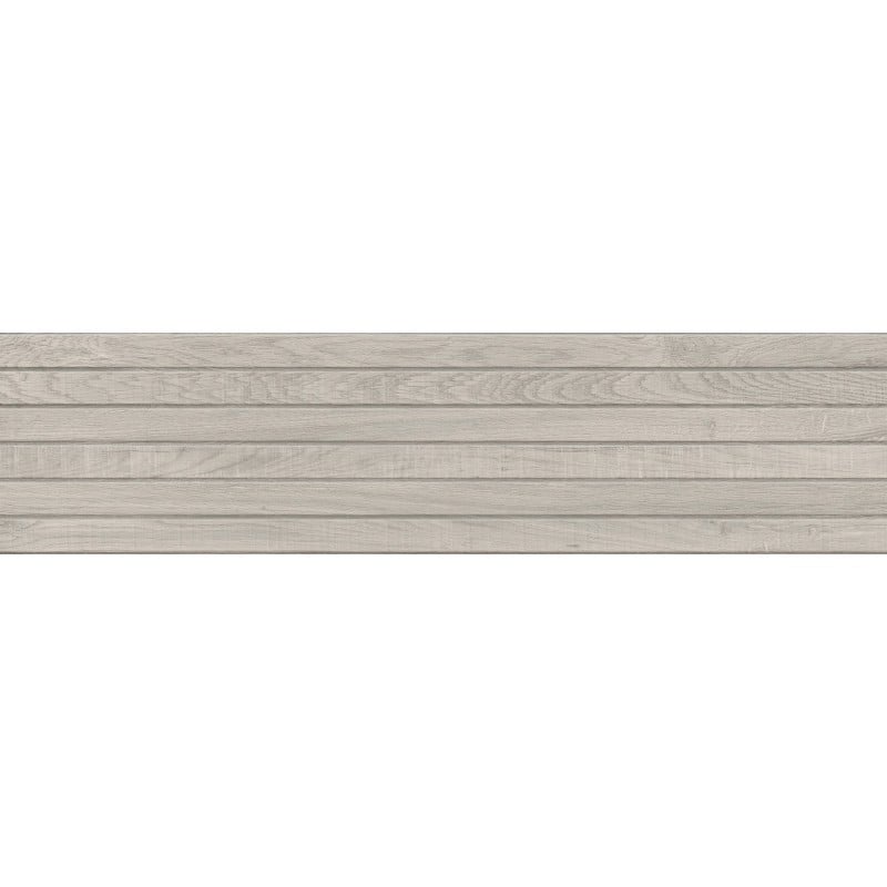 Mexen Western Wood Gris grès émaillé rectifié G1, carreau mural effet bois 120 x 30 cm, mat - TL702-120-030-52