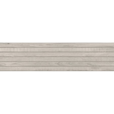 Mexen Western Wood Gris grès émaillé rectifié G1, carreau mural en imitation bois 120 x 30 cm, mat - TL702-120-030-52