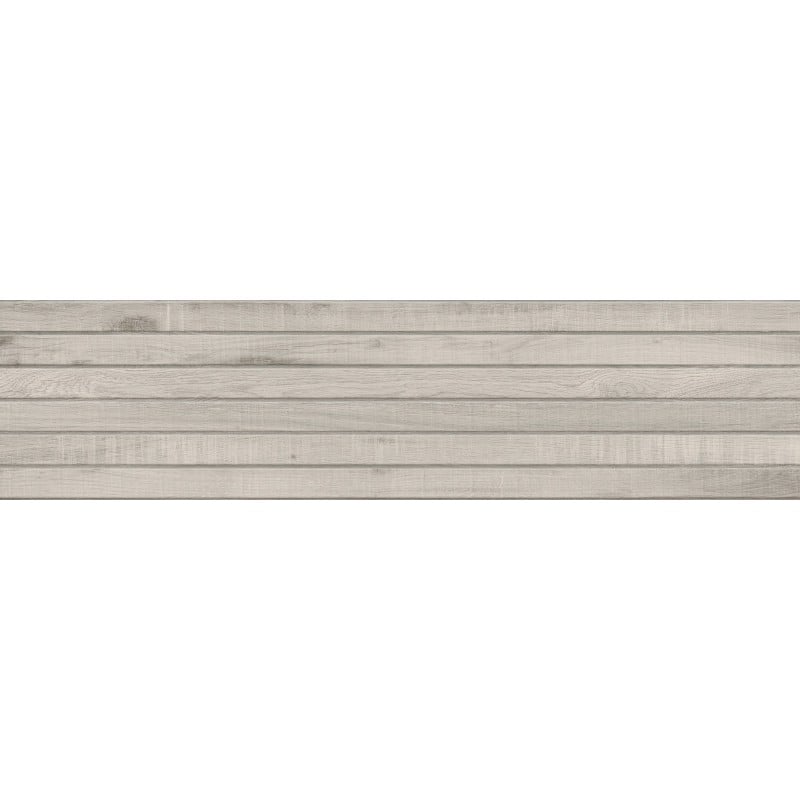 Mexen Western Wood Gris grès émaillé rectifié G1, carreau mural effet bois 120 x 30 cm, mat - TL702-120-030-52