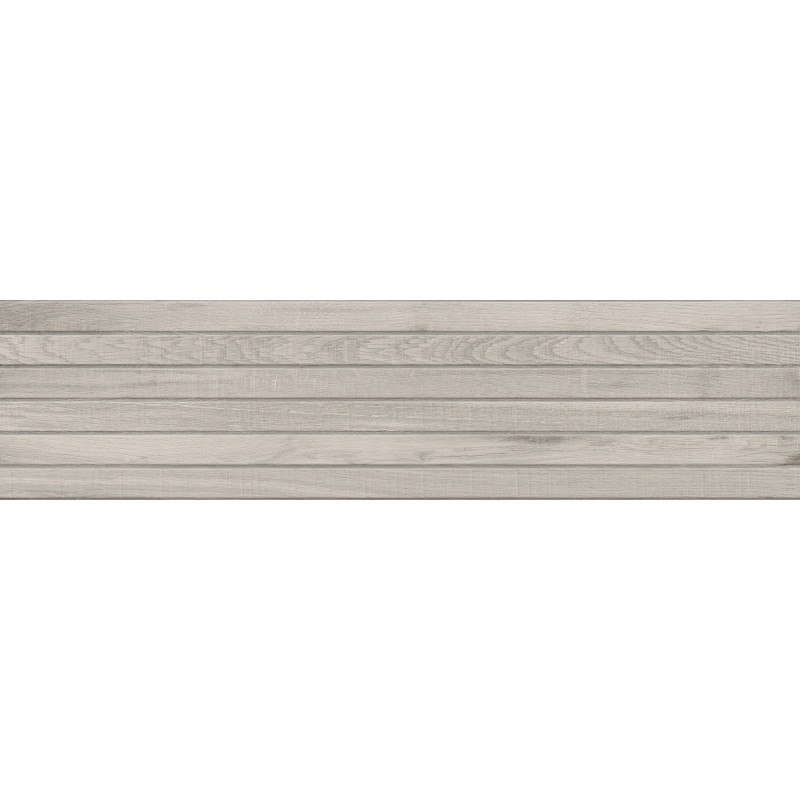 Mexen Western Wood Gris grès émaillé rectifié G1, carreau mural effet bois 120 x 30 cm, mat - TL702-120-030-52