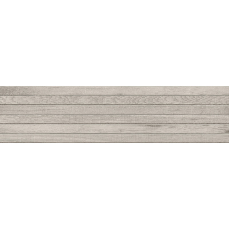 Mexen Western Wood Gris grès émaillé rectifié G1, carreau mural en imitation bois 120 x 30 cm, mat - TL702-120-030-52