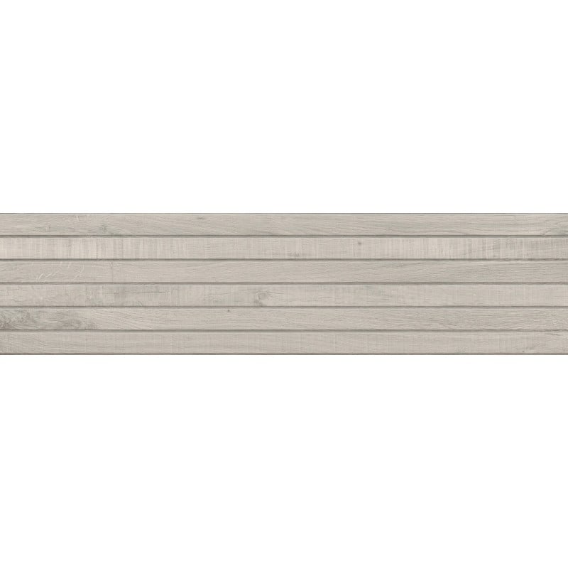 Mexen Western Wood Gris grès émaillé rectifié G1, carreau mural effet bois 120 x 30 cm, mat - TL702-120-030-52