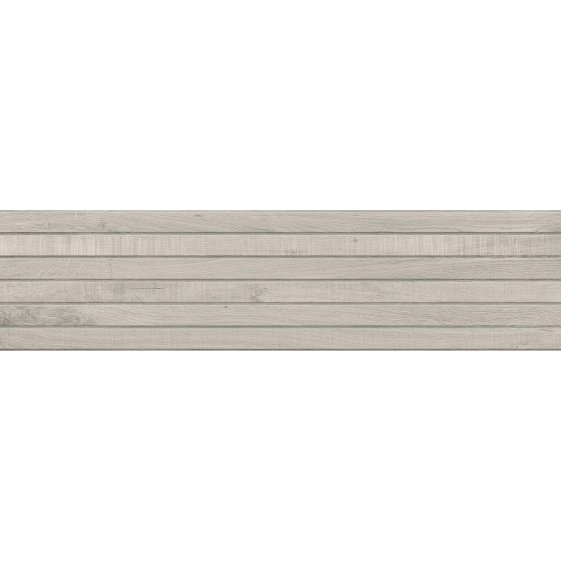 Mexen Western Wood Gris grès émaillé rectifié G1, carreau mural en imitation bois 120 x 30 cm, mat - TL702-120-030-52