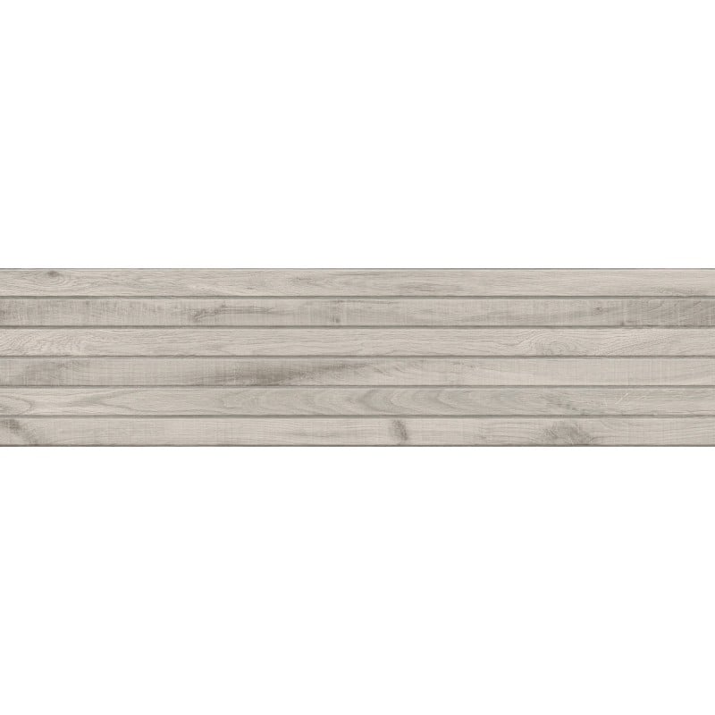 Mexen Western Wood Gris grès émaillé rectifié G1, carreau mural effet bois 120 x 30 cm, mat - TL702-120-030-52