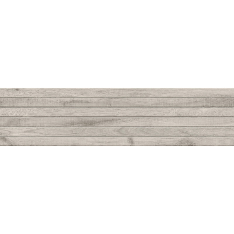 Mexen Western Wood Gris grès émaillé rectifié G1, carreau mural en imitation bois 120 x 30 cm, mat - TL702-120-030-52