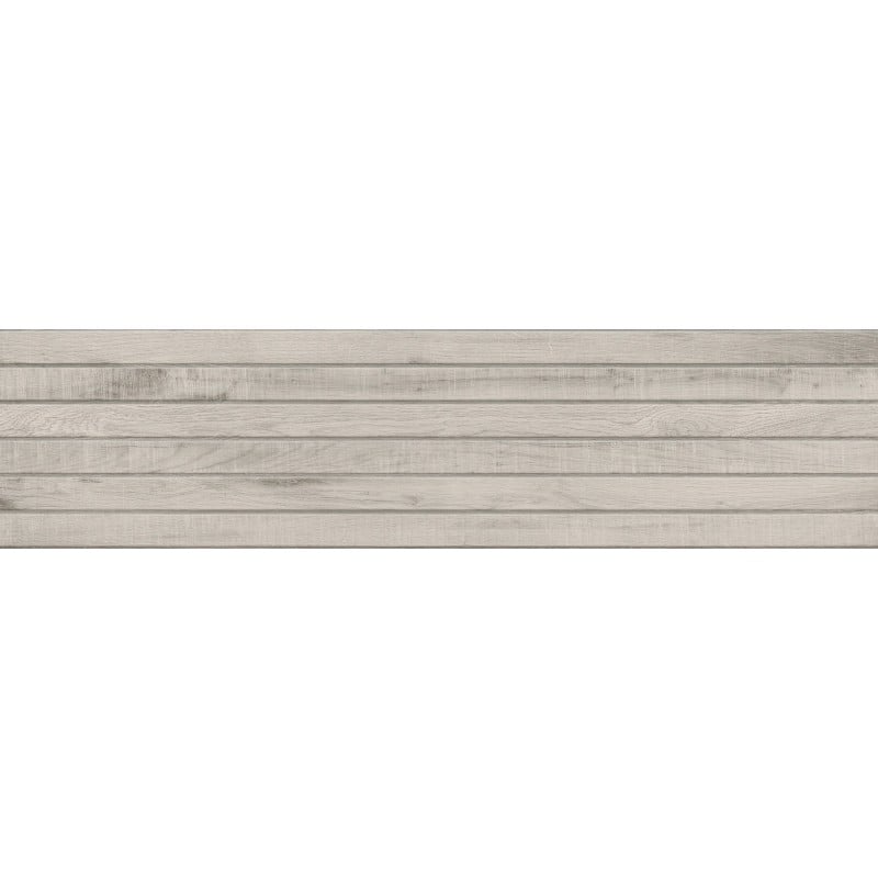 Mexen Western Wood Gris grès émaillé rectifié G1, carreau mural effet bois 120 x 30 cm, mat - TL702-120-030-52