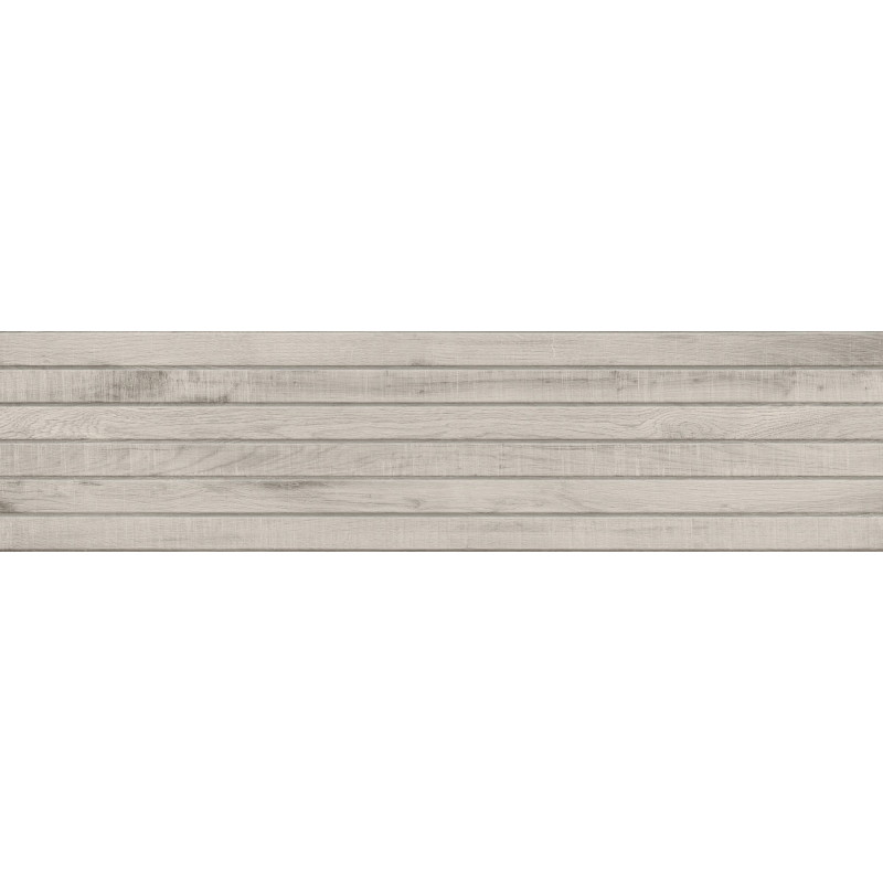 Mexen Western Wood Gris grès émaillé rectifié G1, carreau mural en imitation bois 120 x 30 cm, mat - TL702-120-030-52