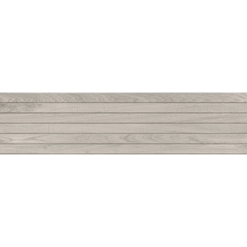 Mexen Western Wood Gris grès émaillé rectifié G1, carreau mural effet bois 120 x 30 cm, mat - TL702-120-030-52