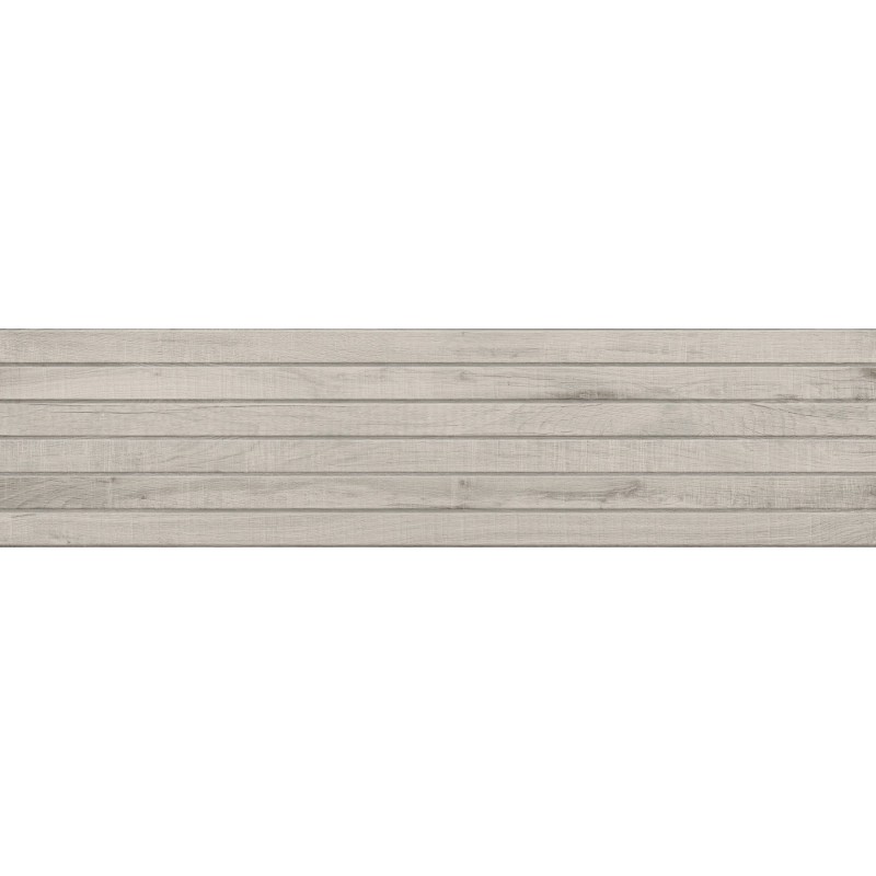 Mexen Western Wood Gris grès émaillé rectifié G1, carreau mural effet bois 120 x 30 cm, mat - TL702-120-030-52