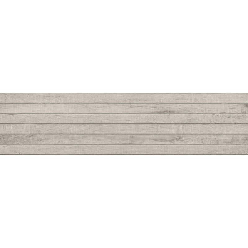 Mexen Western Wood Gris grès émaillé rectifié G1, carreau mural en imitation bois 120 x 30 cm, mat - TL702-120-030-52