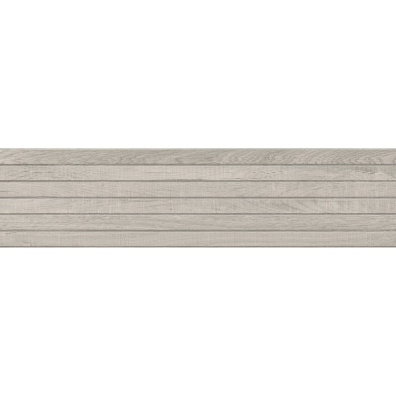 Mexen Western Wood Gris grès émaillé rectifié G1, carreau mural effet bois 120 x 30 cm, mat - TL702-120-030-52