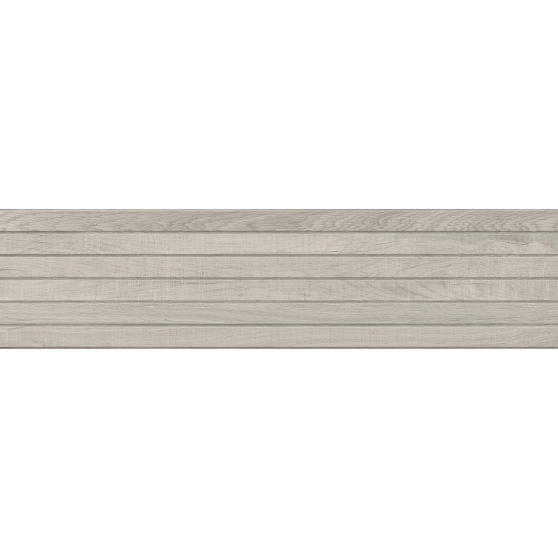Mexen Western Wood Gris grès émaillé rectifié G1, carreau mural en imitation bois 120 x 30 cm, mat - TL702-120-030-52