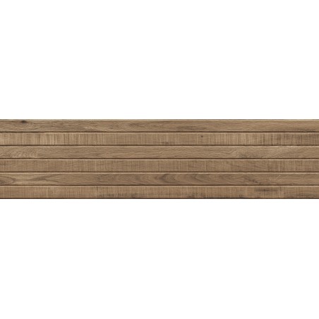 Mexen Western Wood Gres naturel émaillé rectifié. G1, carreau mural aspect bois 120 x 30 cm, mat - TL702-120-030-53