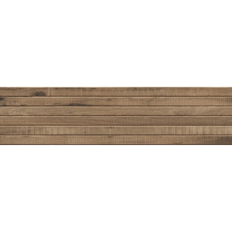 Mexen Western Wood Gres naturel émaillé rectifié. G1, carreau mural aspect bois 120 x 30 cm, mat - TL702-120-030-53