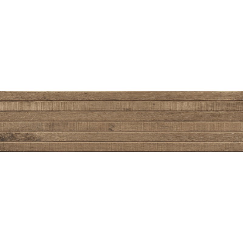 Mexen Western Wood Grès naturel émaillé rectifié. G1, carreau mural effet bois 120 x 30 cm, mat - TL702-120-030-53