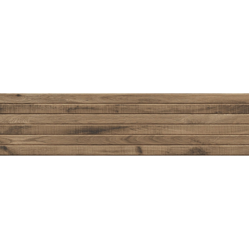Mexen Western Wood Gres naturel émaillé rectifié. G1, carreau mural aspect bois 120 x 30 cm, mat - TL702-120-030-53
