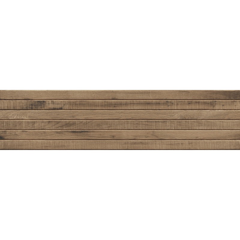 Mexen Western Wood Grès naturel émaillé rectifié. G1, carreau mural effet bois 120 x 30 cm, mat - TL702-120-030-53
