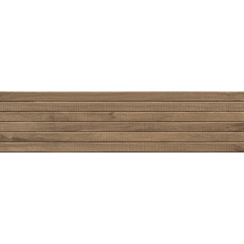 Mexen Western Wood Grès naturel émaillé rectifié. G1, carreau mural effet bois 120 x 30 cm, mat - TL702-120-030-53