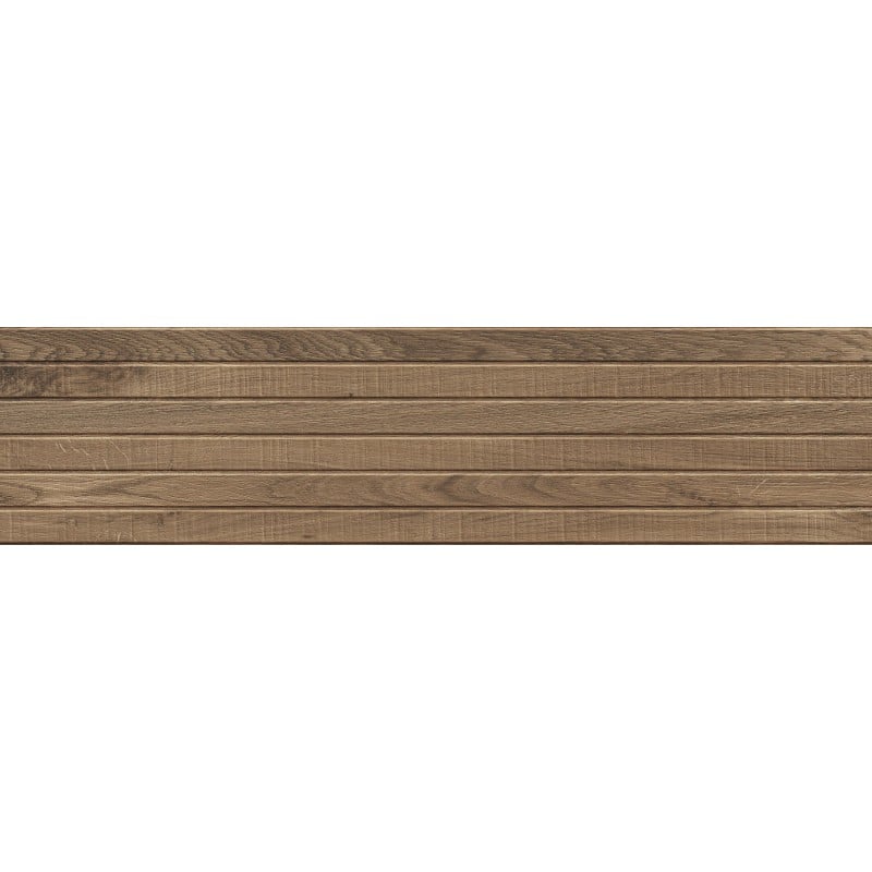 Mexen Western Wood Grès naturel émaillé rectifié. G1, carreau mural effet bois 120 x 30 cm, mat - TL702-120-030-53