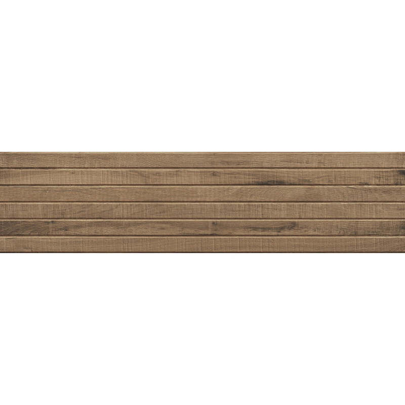 Mexen Western Wood Gres naturel émaillé rectifié. G1, carreau mural aspect bois 120 x 30 cm, mat - TL702-120-030-53