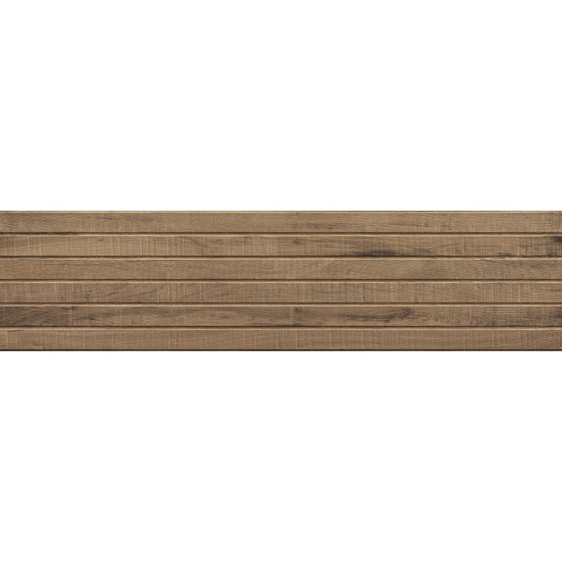 Mexen Western Wood Grès naturel émaillé rectifié. G1, carreau mural effet bois 120 x 30 cm, mat - TL702-120-030-53