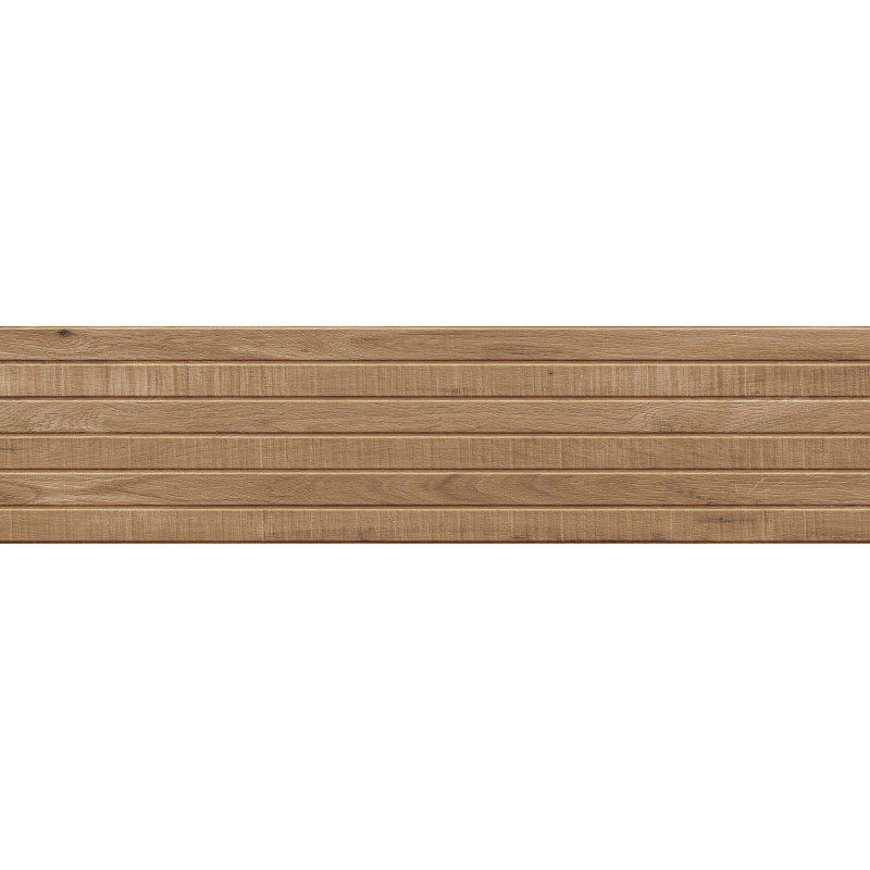 Mexen Western Wood Grès émaillé noyer rect. G1, carreau mural imitant le bois 120 x 30 cm, mat - TL702-120-030-54