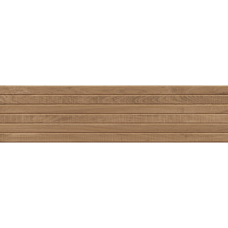 Mexen Western Wood Grès émaillé noyer rect. G1, carreau mural imitant le bois 120 x 30 cm, mat - TL702-120-030-54