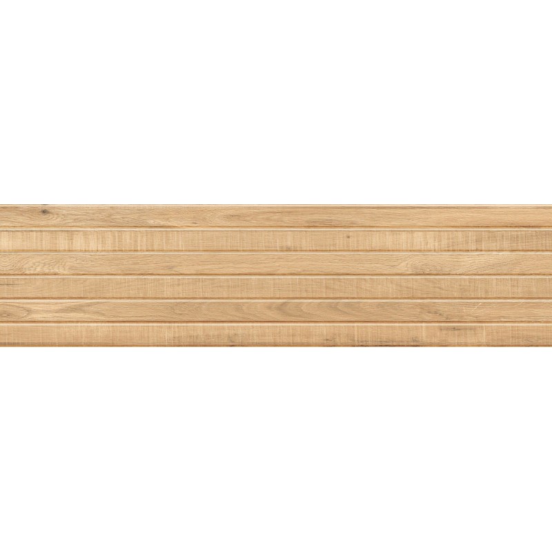Mexen Western Wood Grès beige émaillé rectifié G1, carreau mural imitation bois 120 x 30 cm, mat - TL702-120-030-55
