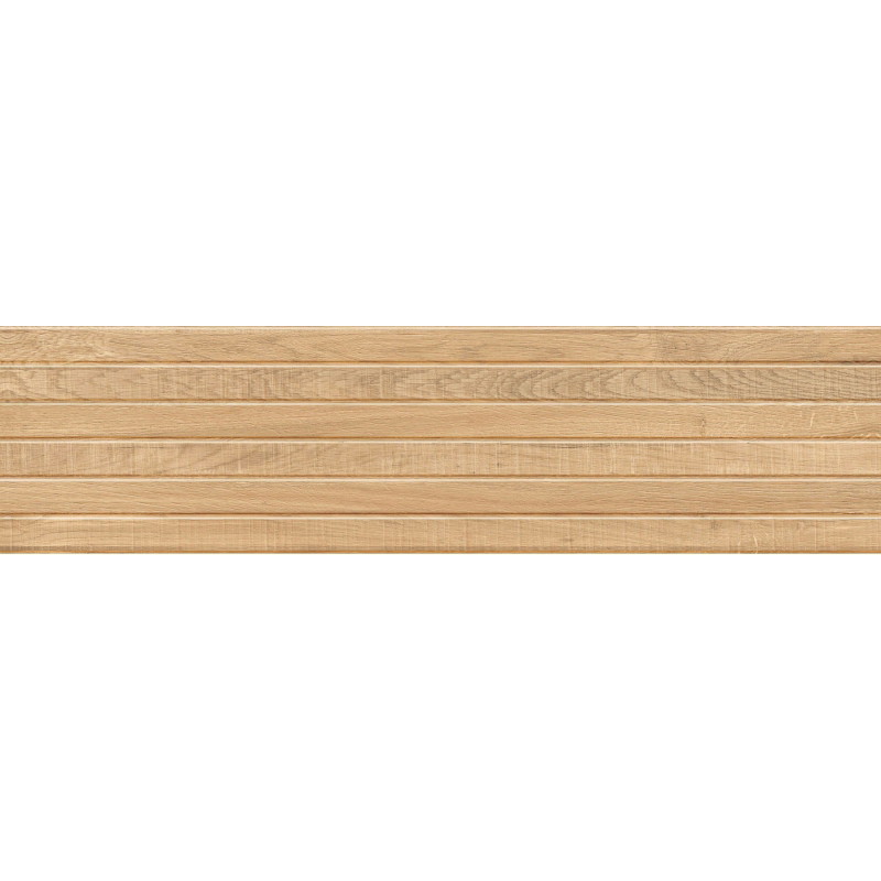 Mexen Western Wood Grès émaillé beige rectifié G1, carreau mural ressemblant au bois 120 x 30 cm, mat - TL702-120-030-55